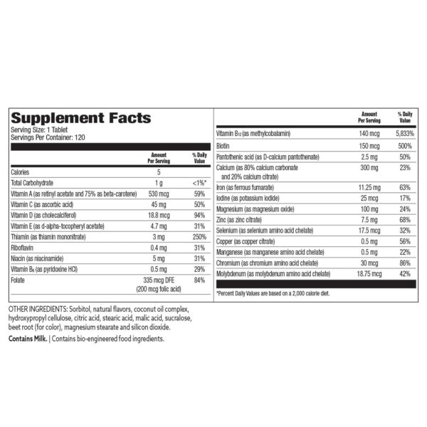 Frasco pequeño de gomitas masticables Bariatric Choice