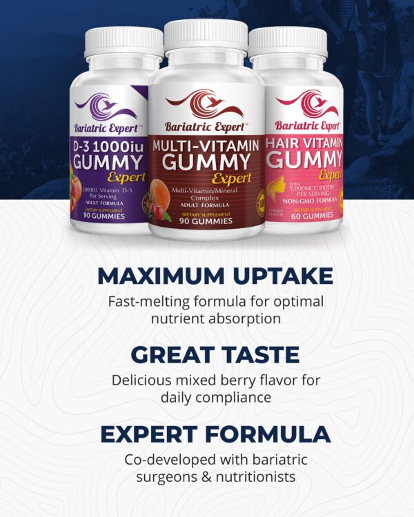 Gomitas para cabello Bariatric Expert