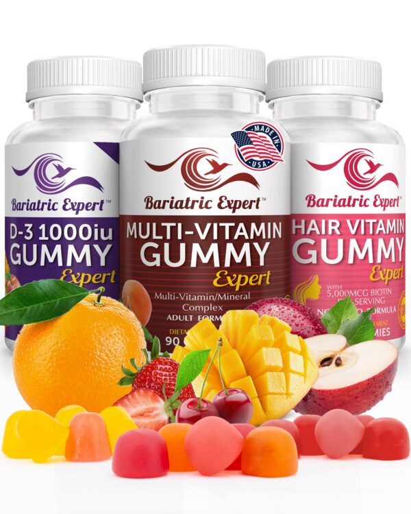 Frasco de multivitaminas Bariatric Expert 3 pack