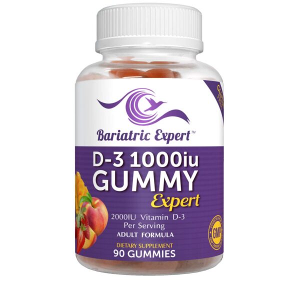 Bariatric Expert vitamina D3 gomitas para adultos post cirugía bariátrica