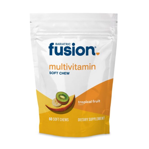 Version 1.0.0 Bariatric Fusion gomitas suaves sabor fruta tropical frontal