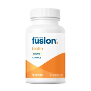 Version 1.0.0 Bariatric Fusion biotina 5000mcg cápsulas fácil de tragar 90 unidades