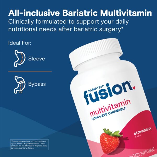 Bariatric Fusion paquete multivitamínico masticable