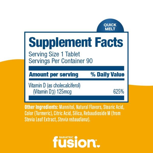 Bariatric Fusion suplemento D3 disoluble para adultos