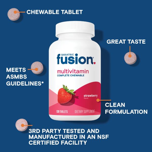 Bariatric Fusion suplemento multivitamínico sabor fresa