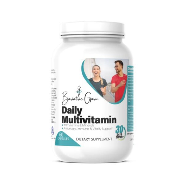 Frente del frasco Bariatric Guru Daily Multivitamin