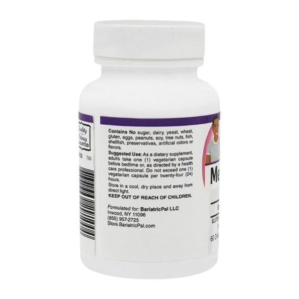 BariatricPal 60 cápsulas melatonina mejorar sueño naturalmente