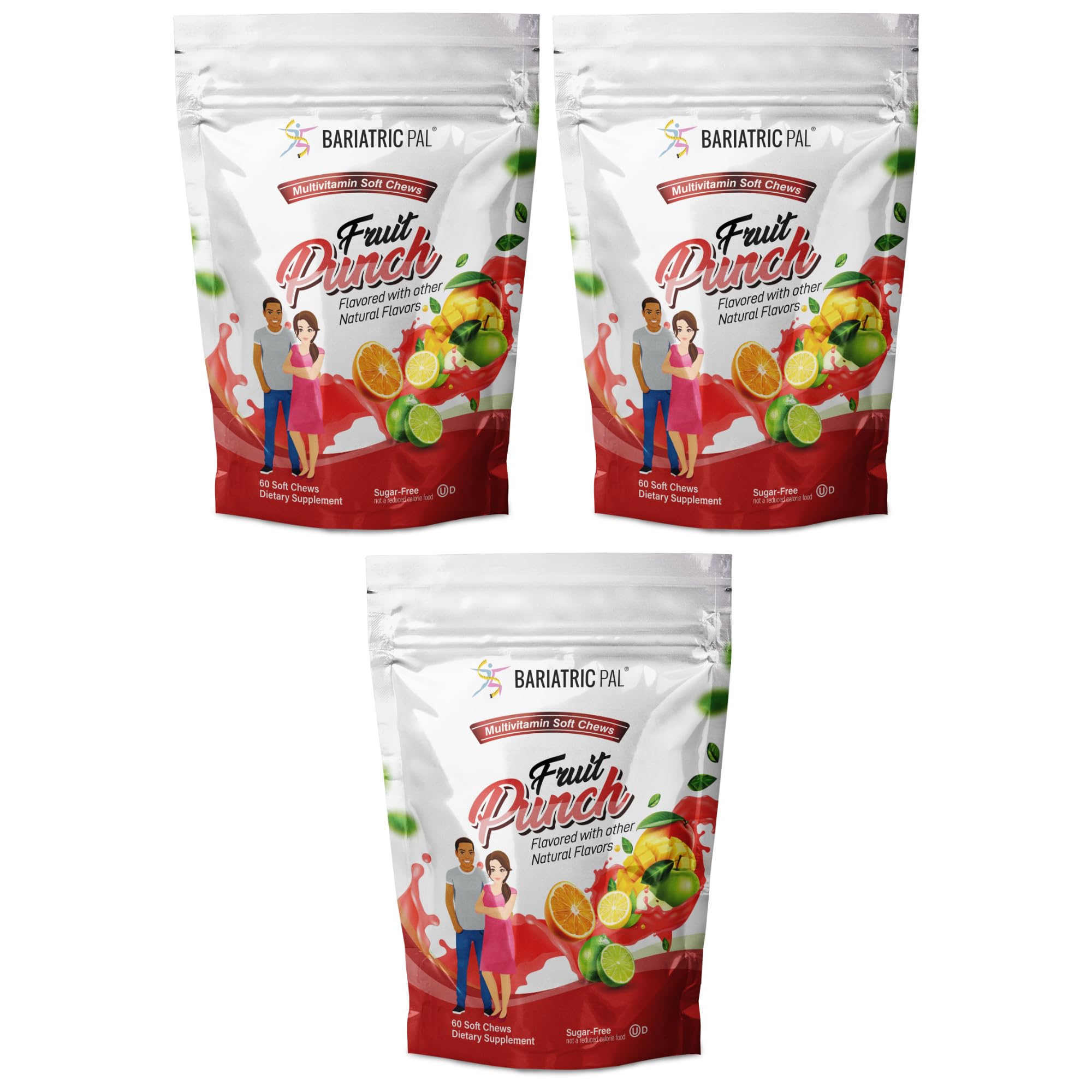 BariatricPal Multivitamin, Fruit Punch Flavor, Iron-Free