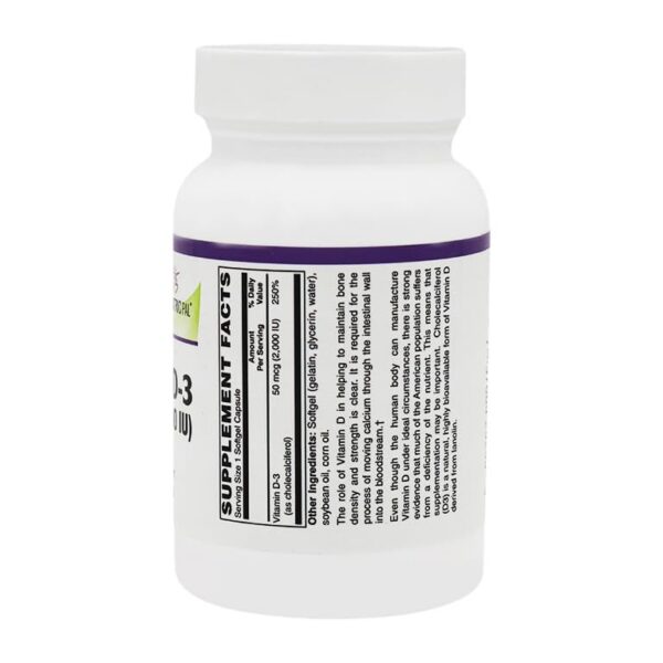 Cápsulas blandas de vitamina D-3 BariatricPal