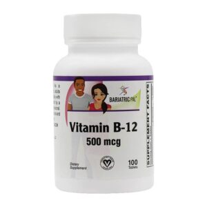 BariatricPal vitamina B12 500mcg tabletas sabor cereza