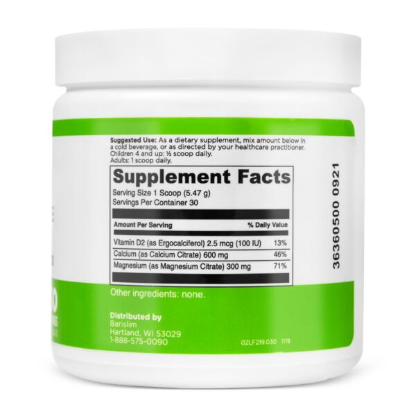 BariSlim mezcla con magnesio y vitamina D3