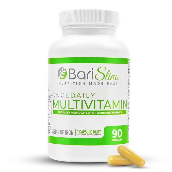 Frasco BariSlim multivitamínico bariátrico diario 90 cápsulas