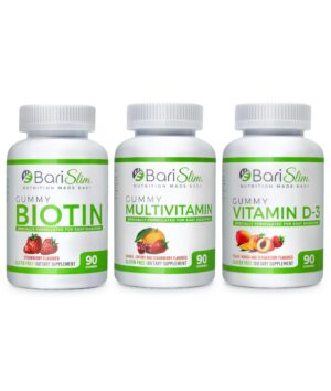 Version 1.0.0 BariSlim gomitas bariátricas - frente de la caja