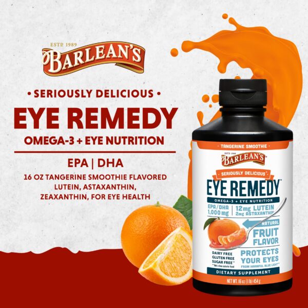 Aceite líquido Barlean's Eye Remedy con antioxidantes para ojos