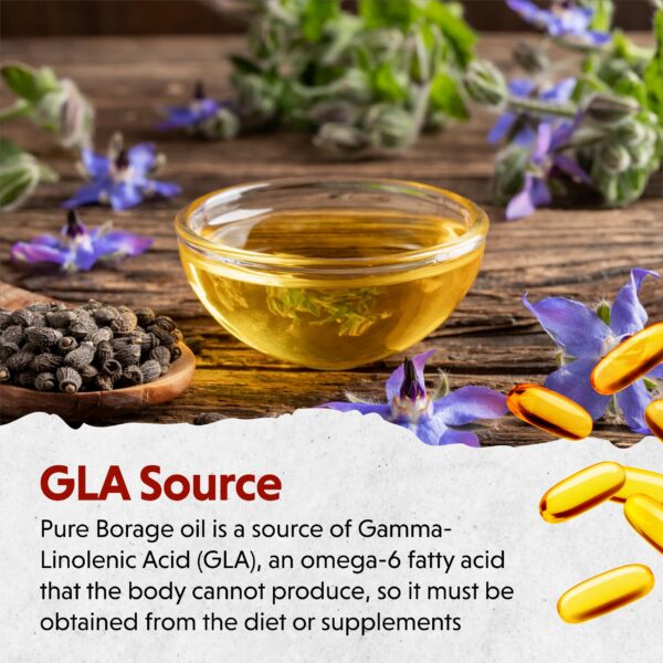 Barlean's cápsulas aceite de borraja detalles etiqueta