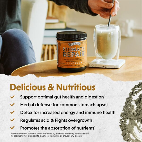 Barlean's ingredientes activos para salud digestiva y limpieza intestinal