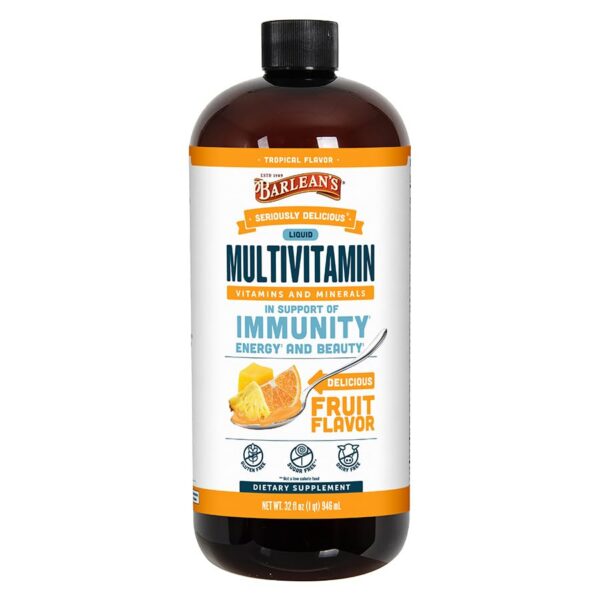 Barlean's líquido multivitamin producto botella