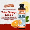 Version 1.0.0 Etiqueta Barlean's Omega 3-6-9 con sabor naranja crema