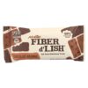 Barra NuGo Fiber D'lish sabor brownie chocolate paquete de 16