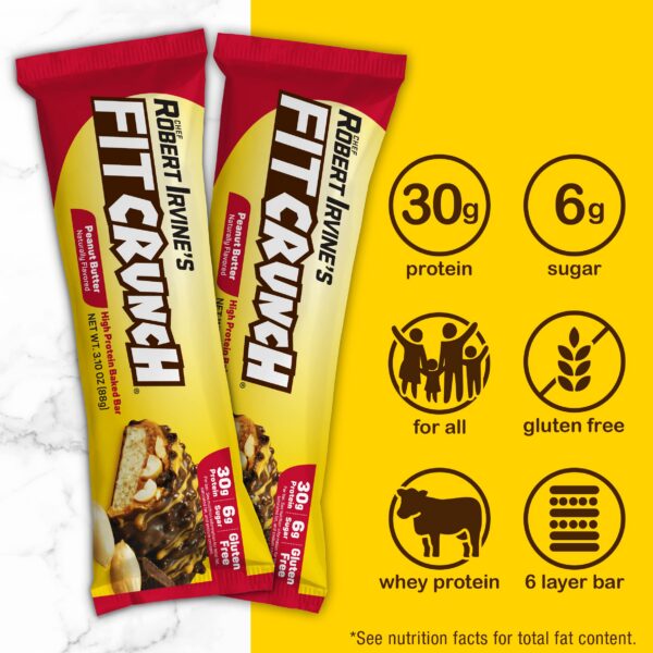 Barra de proteína FITCRUNCH sin gluten núcleo suave