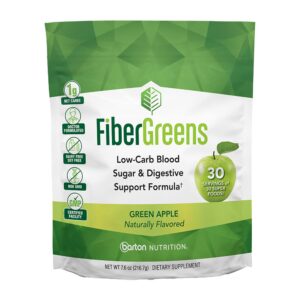 Version 1.0.0 Barton Nutrition polvo fibra Green Apple Greens saludable