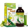 Frente de la botella Basic Ayurveda Jugo de Karela 480 ml