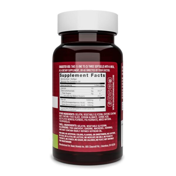 Cápsulas de Omega-3 Basic Brands