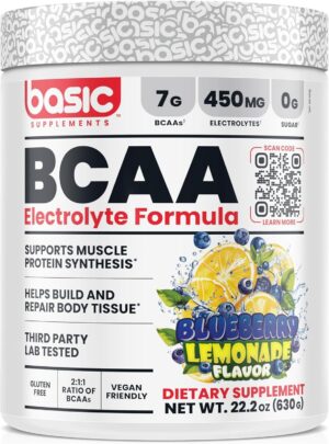 Version 1.0.0 Frente del envase BASICS SUPPLEMENTS BCAA Powder