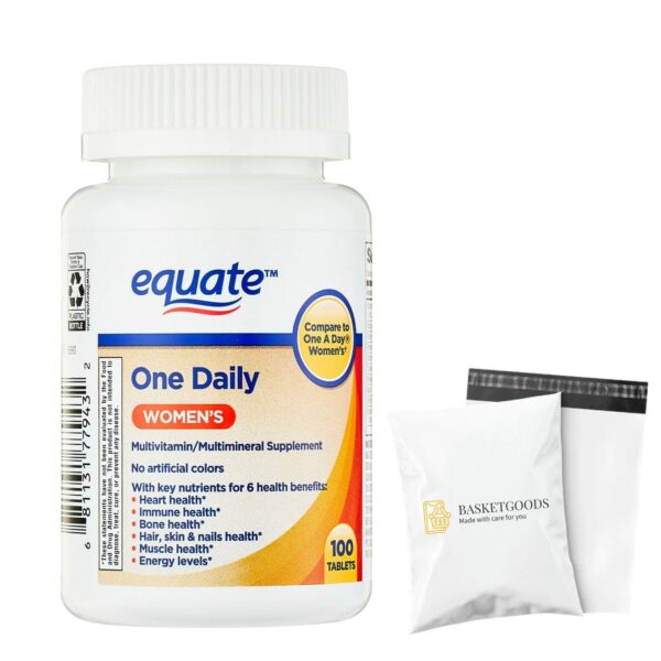 Paquete de multivitamínico BASKETGOODS para mujeres 100 tabletas
