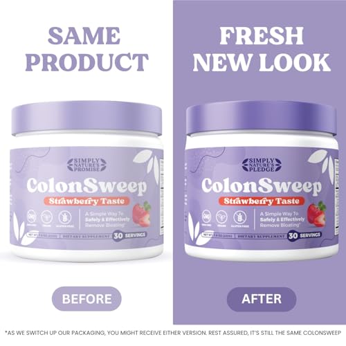 Batido ColonSweep sabor fresa para limpieza de colon y salud intestinal