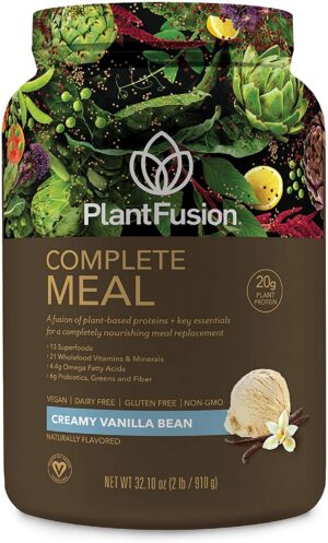 Batido PlantFusion proteína vegetal sabor vainilla 2 libras