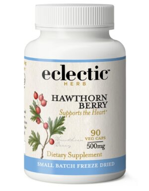 Bayas de espino cerval liofilizadas frasco de 90 cápsulas