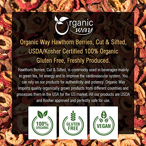 Bayas de espino orgánico corte tamizado envasado en EUA