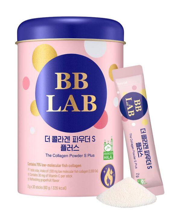 Frente del stick BB LAB Collagen S Plus Halal