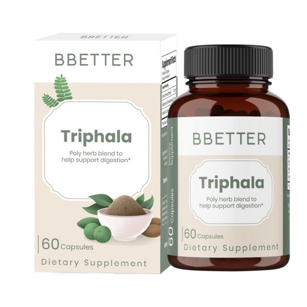 Cápsulas BBETTER Triphala en botella