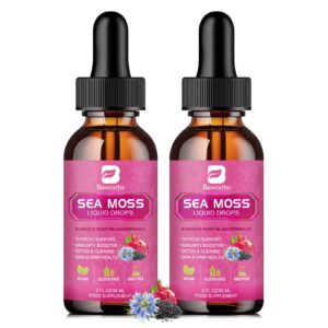 Version 1.0.0 Frente de la botella B BEWORTHS Sea Moss Drops