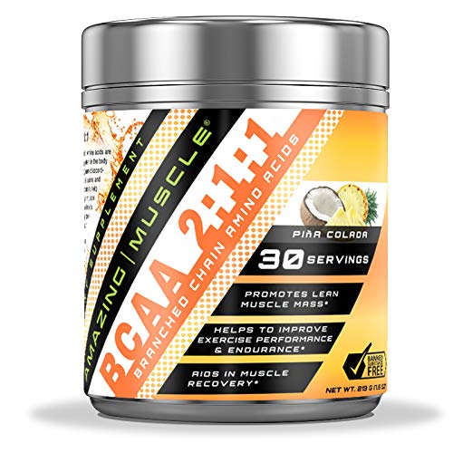 Envase bcaa 2:1:1 sabor pina colada