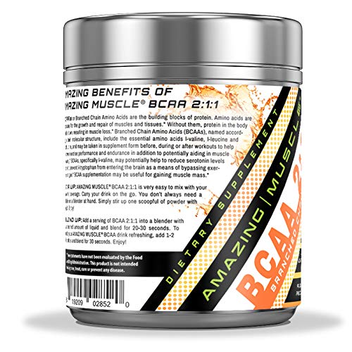 Etiqueta del suplemento bcaa pina colada