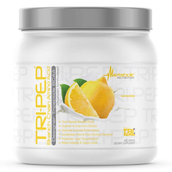 polvo bcaa tri-pep sabor limon frente