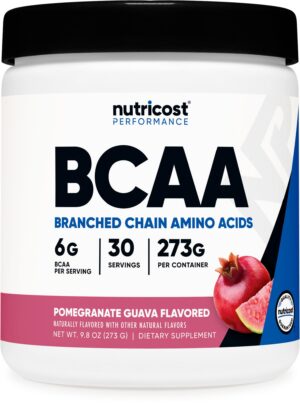 Version 1.0.0 Polvo BCAA Nutricost sabor granada-guayaba
