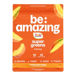 Frente del polvo Be Amazing Super Greens