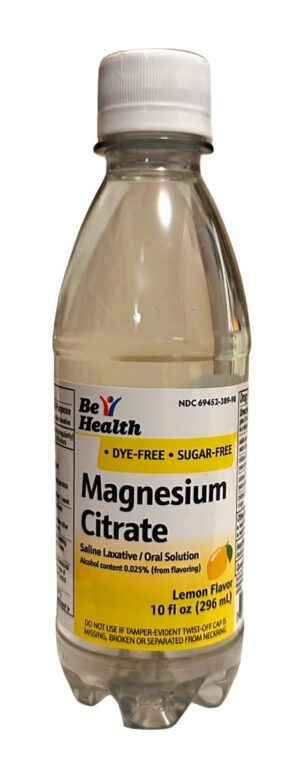 Be Health Citrato de Magnesio Solución Líquida Limón