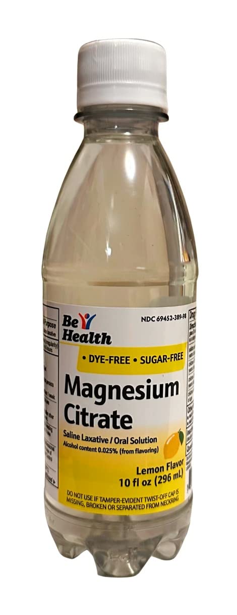 Be Health Citrato de Magnesio Solución Líquida Limón