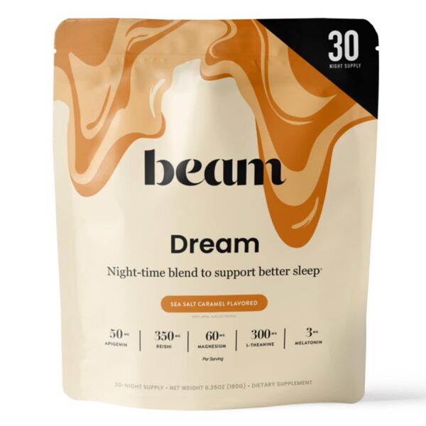 Beam Dream polvo natural para dormir suplemento vegano