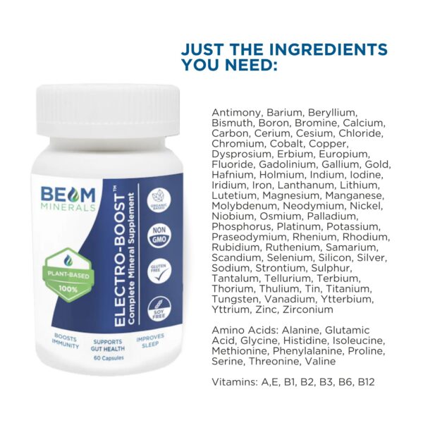 Frasco BEAM MINERALS en mesa