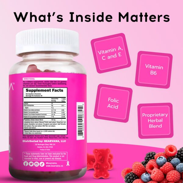 Gomitas sabor berry BEARVANA