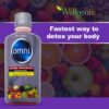 Bebida detox sabor punch de fruta Wellgenix Omni en vaso