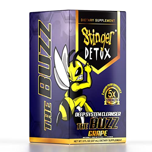 Bebida detox Stinger sabor uva para eliminación de toxinas