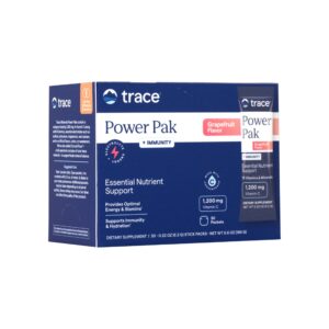 Bebida efervescente vitamina c 1200mg Trace Minerals pomelo 30 saquetas