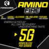 Bebida energética preparada con Forzagen Amino Fire sabor durazno mango